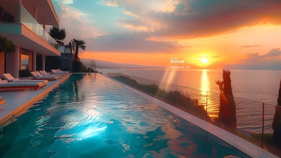 火烧云海边别墅