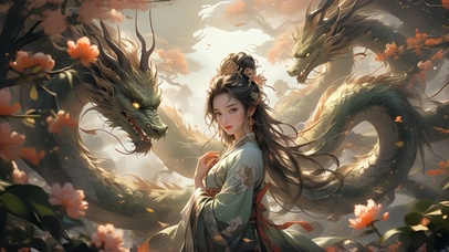 双龙格之古风美女