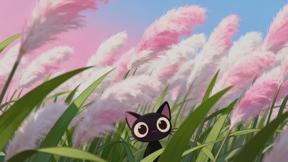 清新治愈芦苇丛