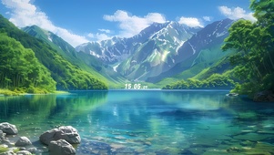 幽静 湖泊