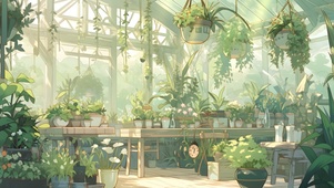 绿植房间