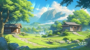 山坡小屋