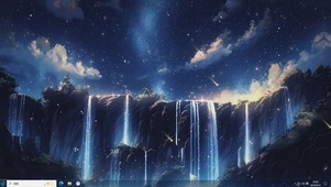 夜澜星泉-桌面主题