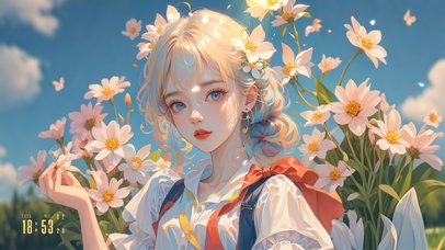 4K 娇俏灵气女生