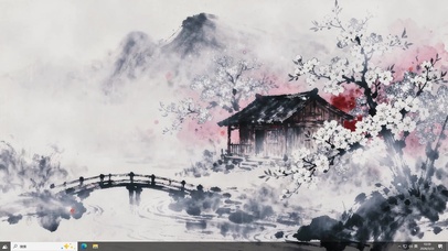 烟溪梅隐-桌面主题