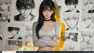 纯欲港风气质美女