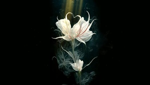 夜晚的花