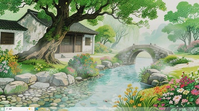 花涧-桌面主题