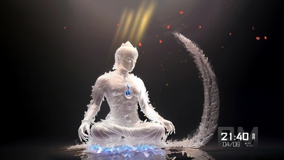 治愈佛像4K简约壁纸