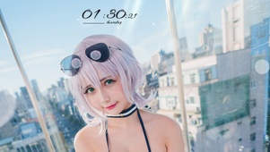 4K短发二次元美少女