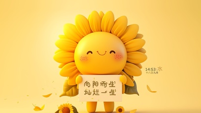 向阳而生 灿烂一生