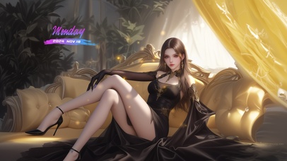 她的美如同远远可见的月光