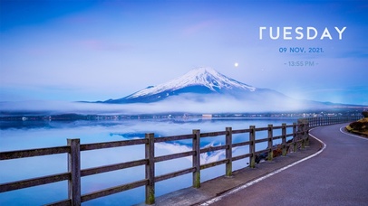 雪山河流云水间