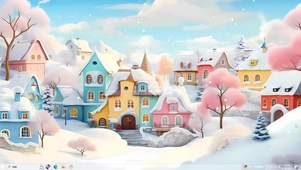 雪景小镇