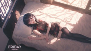 她的气质如同古典音乐的旋律