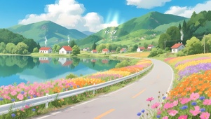 宁静乡村美景