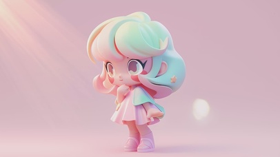 【3D】可爱盲盒少女