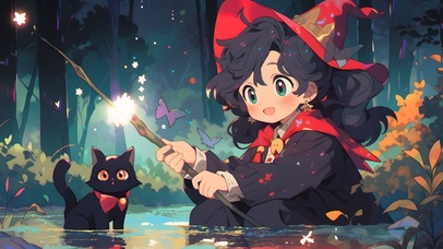 旧漫 小小魔法师