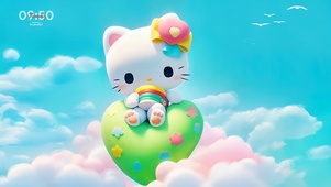 云中的猫咪
