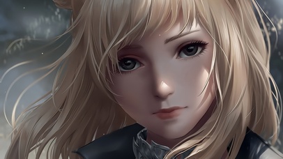 如此美丽的铠甲美女呢