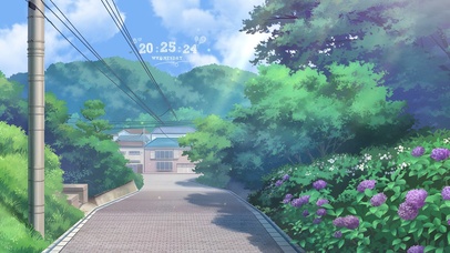 唯美清新夏日乡村小路