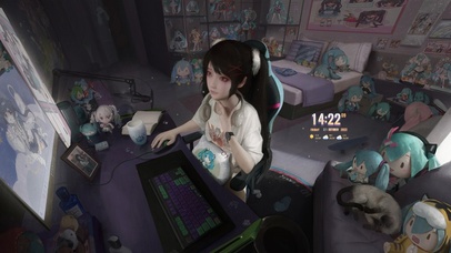 二次元少女的房间