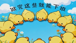 做完这些就能下班