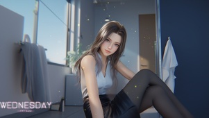 如新雪般洁白无瑕，光滑宛如凝脂