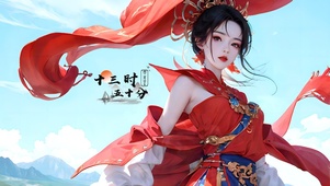 古风美女-凤凰族神女楚凰