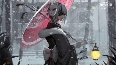 4k高清美女御姐女神 雪中2B