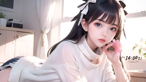 4k可爱小女孩