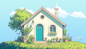 宁静夏日小屋
