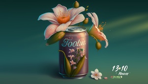 4K唯美可乐治愈百合花