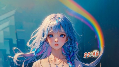 长发美少女4K高清壁纸