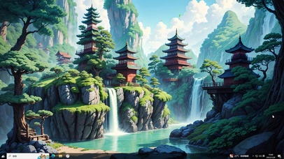 4K古风修仙秘境主题