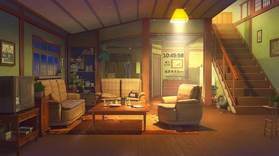 温馨的夜晚房间