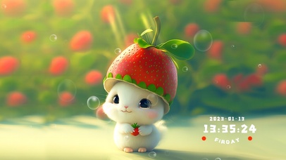 4K每天都莓有烦恼的迷你兔