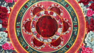 唯美中国风花纹牡丹