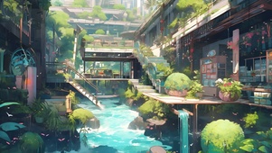院中风景