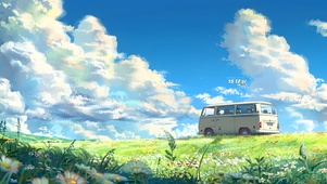 治愈白云小车