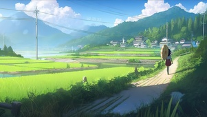 盛夏稻田