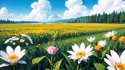 漫山遍野是菊花