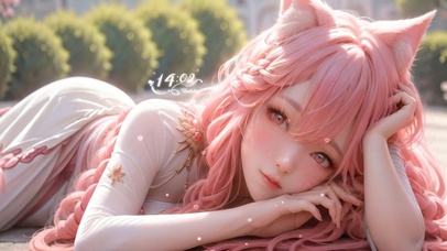 4k红发可爱女孩