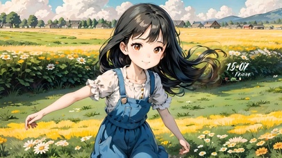 4k可爱乡村女孩