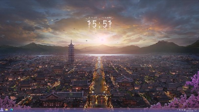 入夜长安街主题