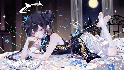 趴着的白丝萝莉-龙华妃咲