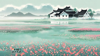 江南水乡繁花之境