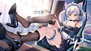 黑丝猫娘女仆