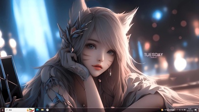 4K纯情阿狸主题