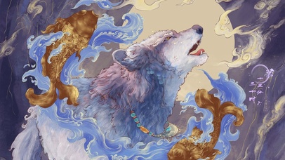 4k古风唯美狼神